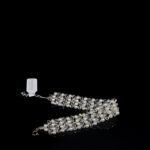 BRANSOLETKA srebrna z kryształkami i perłami Precioso - obrazek 2