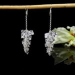 KOLCZYKI w kształcie gronek z kryształków Precioso - obrazek 2