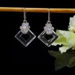 KOLCZYKI srebrne z kryształkami Precioso