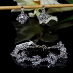 KOLCZYKI z kryształów Precioso oraz japońskich koralików Toho - obrazek 2