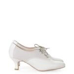 PILAR - Śmietankowe jasne buty treningowe do tańca