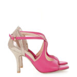 ABELLA - różowo złote sandałki do tańca