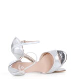 ALEJANDRA - Srebrne sandałki do tańca - obrazek 2