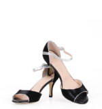 ALEJANDRA - Czarne sandałki do tańca - obrazek 2