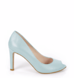 AGATE - Niebieskie błękitne szpilki z odkrytym palcem