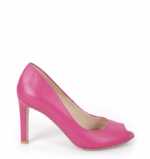 AGATE - Różowe szpilki z odkrytym palcem