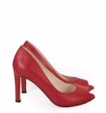 AGATE - Czerwone szpilki z odkrytym palcem - obrazek 3