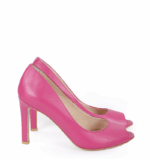 AGATE - Różowe szpilki z odkrytym palcem - obrazek 3