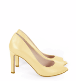AGATE - Jasne żółte szpilki z odkrytym palcem - obrazek 3