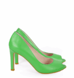 AGATE - Zielone szpilki z odkrytym palcem - obrazek 3