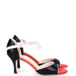 ALEJANDRA - Sandałki do tańca black-red-white