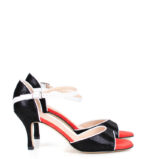 ALEJANDRA - Sandałki do tańca black-red-white