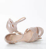 BEATRIZ - Różowe sandałki do tańca z paskiem - obrazek 5