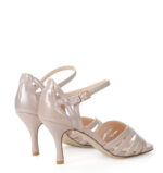 BEATRIZ - Różowe sandałki do tańca z paskiem - obrazek 2