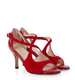 CARMELITA - czerwone sandałki do tańca - obrazek 2