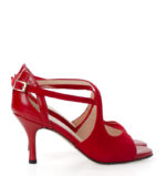CARMELITA - czerwone sandałki do tańca