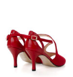 CARMELITA - czerwone sandałki do tańca - obrazek 3