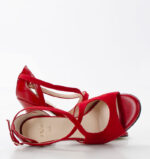 CARMELITA - czerwone sandałki do tańca - obrazek 5