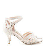 CONSUELA - kremowe sandałki do tańca