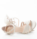 CONSUELA - kremowe sandałki do tańca - obrazek 4