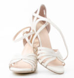 CONSUELA - kremowe sandałki do tańca - obrazek 5