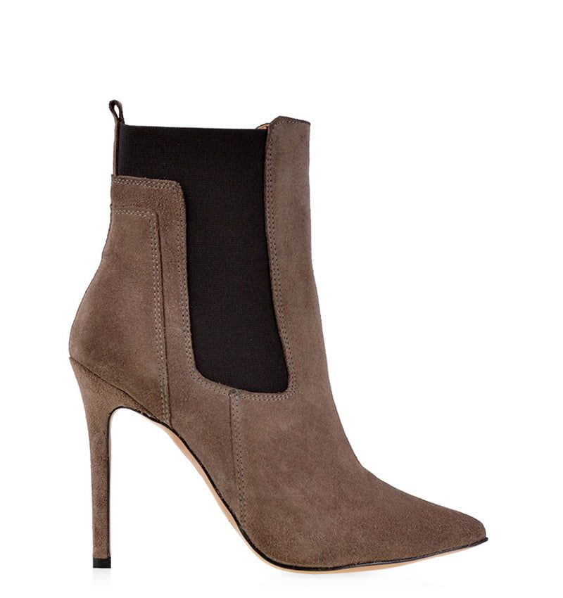 DAGA-cog1.jpg DAGA - Brązowe botki wsuwane za kostkę na szpilce - obrazek 1