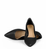 MICHELLE - Czarne szpilka na kaczuszce z licowej skóry - obrazek 4