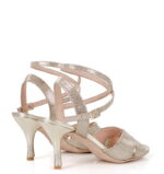 ELENA - Złote sandałki do tańca - obrazek 4