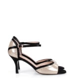 FLORENCIA - Złoto-czarne sandałki do tańca - obrazek 2