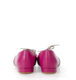 FLORES - buty na płaskim obcasie do ćwiczeń tanecznych, fuksja - obrazek 4