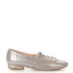 FLORES - buty na płaskim obcasie do ćwiczeń tanecznych, złoty