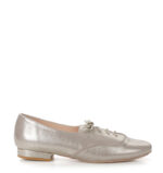 FLORES - buty na płaskim obcasie do ćwiczeń tanecznych, złoty