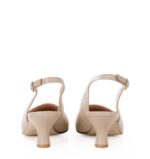 GABI - beż perła czółenka z odkrytą piętą - obrazek 8