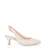 GABI - beż perła czółenka z odkrytą piętą