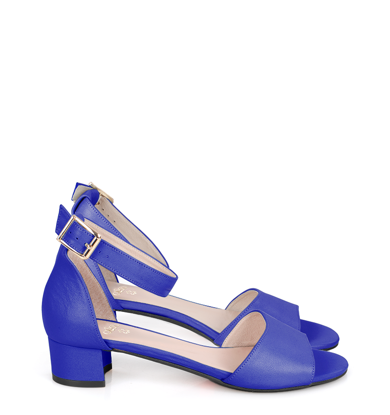 Gina-01-nessi-cobalt-011.png GINA - niebieskie cobaltowe sandałki na niskim obcasie - obrazek 1