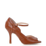 GISELLE - Brązowe sandałki do tańca