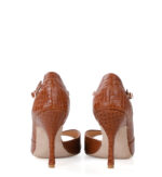 GISELLE - Brązowe sandałki do tańca - obrazek 5