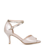 JUANA - Jasnobeżowe sandałki taneczne