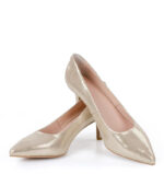 JOAN - Złote szpilki średni obcas - obrazek 5