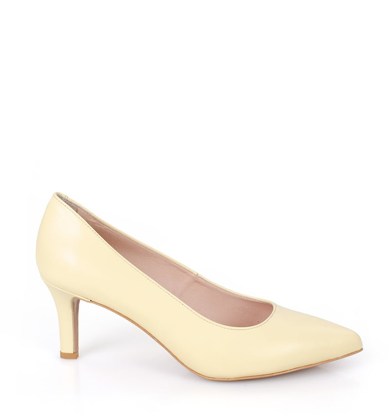 Joan10.jpg JOAN - Żółte szpilki średni obcas - obrazek 1