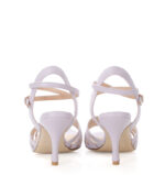 KAYLA - lila sandałki do tańca w paseczki - obrazek 3