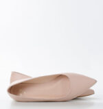 KORA - jasnoróżowe baleriny licowa skóra na płaskim obcasie - obrazek 6