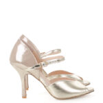 LOURDES - Złote sandałki do tańca