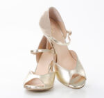 LOURDES - Złote sandałki do tańca - obrazek 5