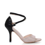 TERESE - Sandałki do tańca czarno-różowe