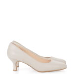 MAVIS - Beżowe czółenka na niskim obcasie