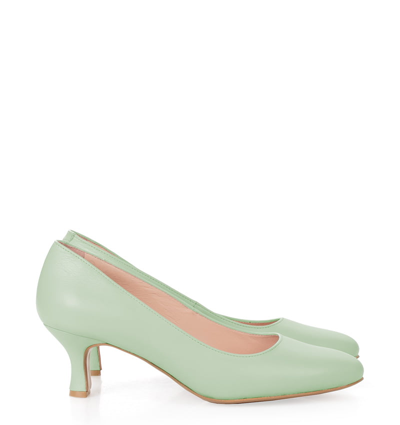 MAVIS-mieta-nessi-9224.jpg MAVIS -jasnozielone czółenka na niskim obcasie - obrazek 1