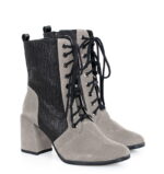 MADISON - Jasno szare botki za kostki na słupku - obrazek 2