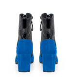 MADISON - Niebieskie botki za kostki na słupku - obrazek 4
