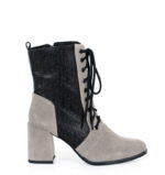 MADISON - Jasno szare botki za kostki na słupku